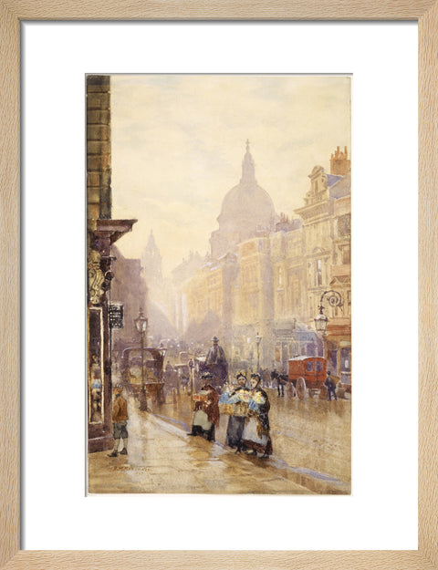 Two Flower Sellers in Cannon Street near Walbrook 1839