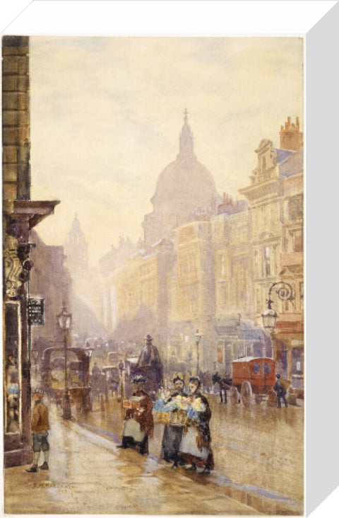 Two Flower Sellers in Cannon Street near Walbrook 1839