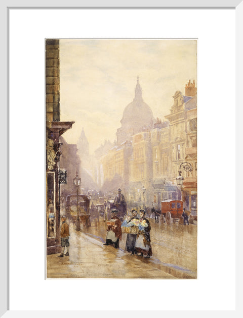 Two Flower Sellers in Cannon Street near Walbrook 1839