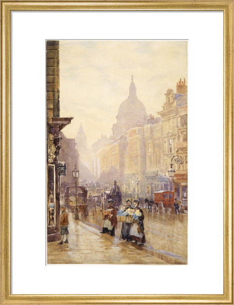 Two Flower Sellers in Cannon Street near Walbrook 1839