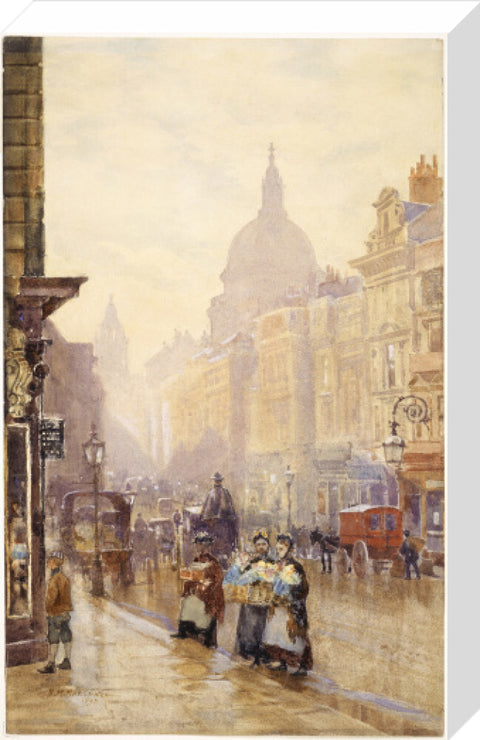 Two Flower Sellers in Cannon Street near Walbrook 1839