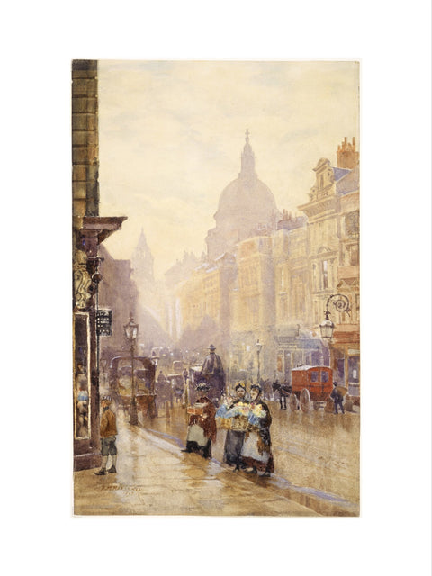 Two Flower Sellers in Cannon Street near Walbrook 1839