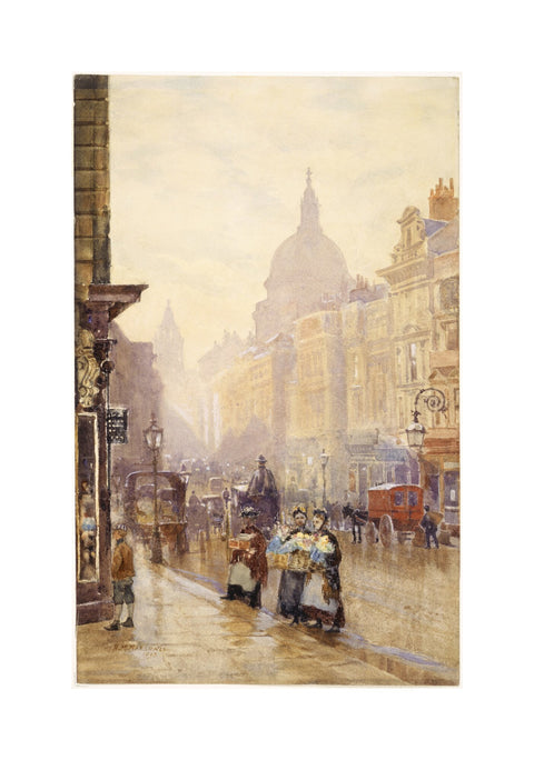 Two Flower Sellers in Cannon Street near Walbrook 1839