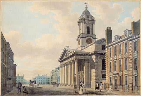 St George's Church Hanover Square 18th century