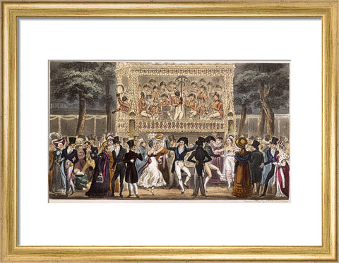 Tom and Jerry and Logic making the most of an Evening at Vauxhall 1821