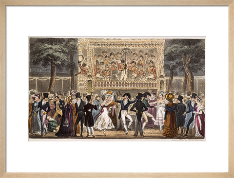 Tom and Jerry and Logic making the most of an Evening at Vauxhall 1821