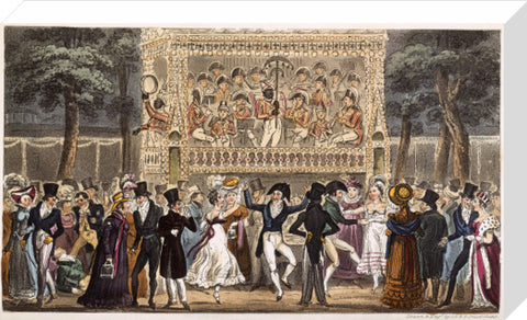 Tom and Jerry and Logic making the most of an Evening at Vauxhall 1821