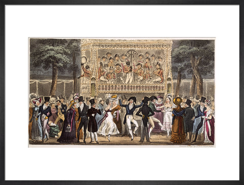 Tom and Jerry and Logic making the most of an Evening at Vauxhall 1821