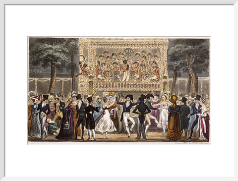 Tom and Jerry and Logic making the most of an Evening at Vauxhall 1821