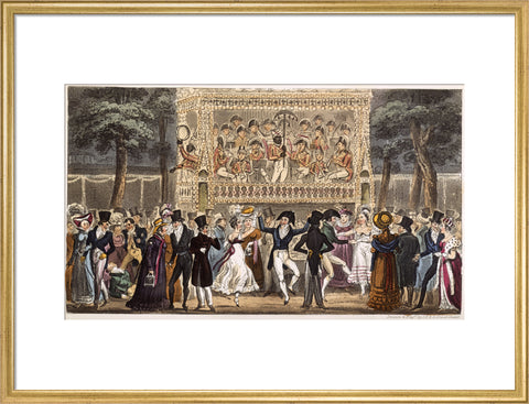 Tom and Jerry and Logic making the most of an Evening at Vauxhall 1821