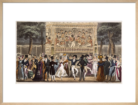 Tom and Jerry and Logic making the most of an Evening at Vauxhall 1821