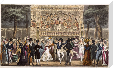 Tom and Jerry and Logic making the most of an Evening at Vauxhall 1821