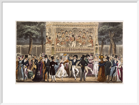 Tom and Jerry and Logic making the most of an Evening at Vauxhall 1821