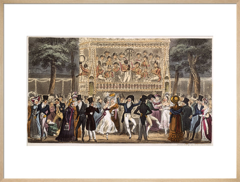 Tom and Jerry and Logic making the most of an Evening at Vauxhall 1821