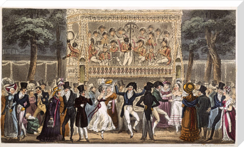 Tom and Jerry and Logic making the most of an Evening at Vauxhall 1821