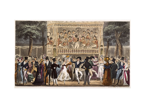 Tom and Jerry and Logic making the most of an Evening at Vauxhall 1821