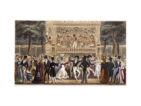 Tom and Jerry and Logic making the most of an Evening at Vauxhall 1821