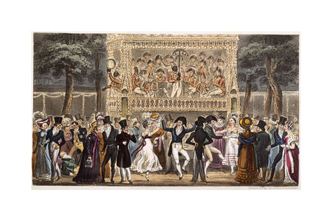 Tom and Jerry and Logic making the most of an Evening at Vauxhall 1821