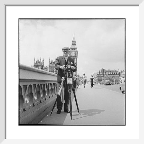 Street photographer Fred Williams on Westminster Bridge 1970