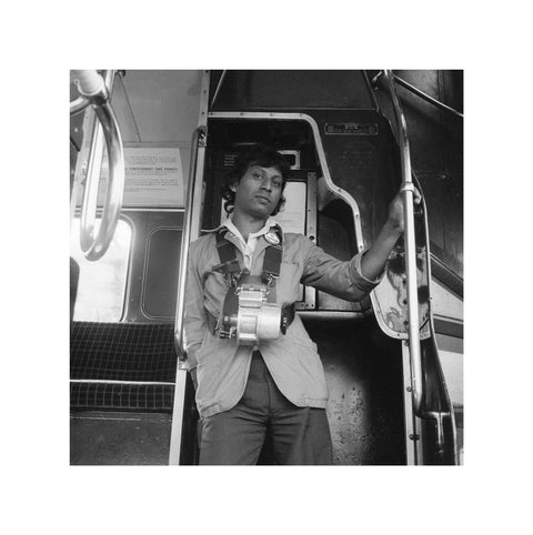 A London Transport bus conductor 20th century