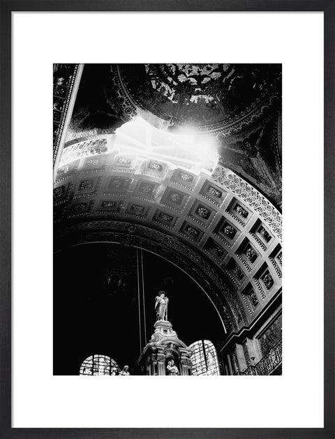 St. Paul's Cathedral damaged by a bomb explosion 1940