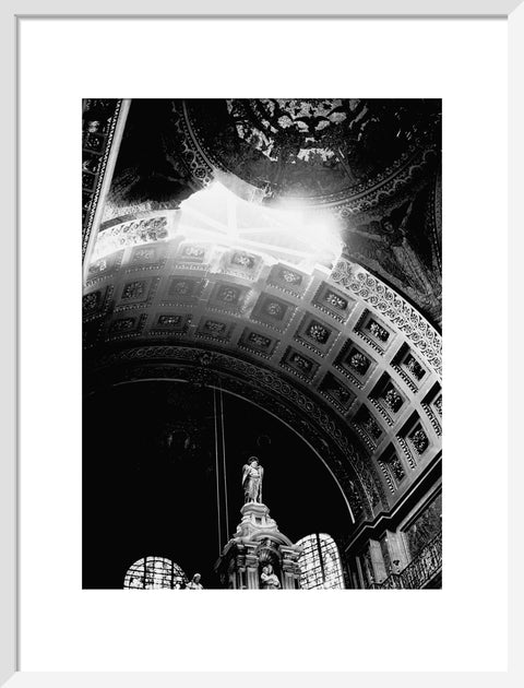 St. Paul's Cathedral damaged by a bomb explosion 1940