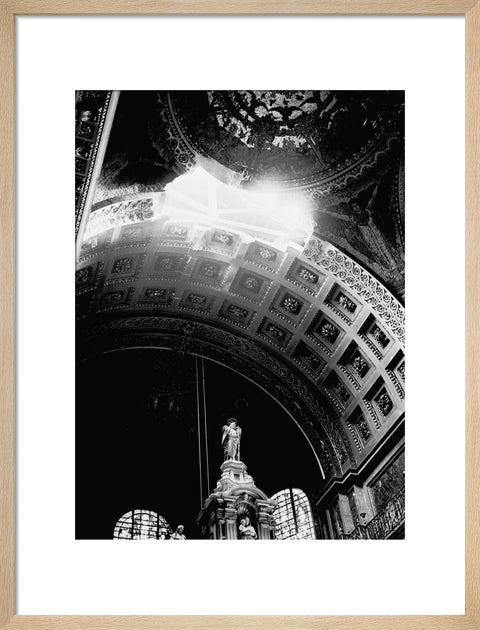St. Paul's Cathedral damaged by a bomb explosion 1940