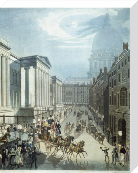 Detail of The Royal Mail starting from the General Post Office London 1830
