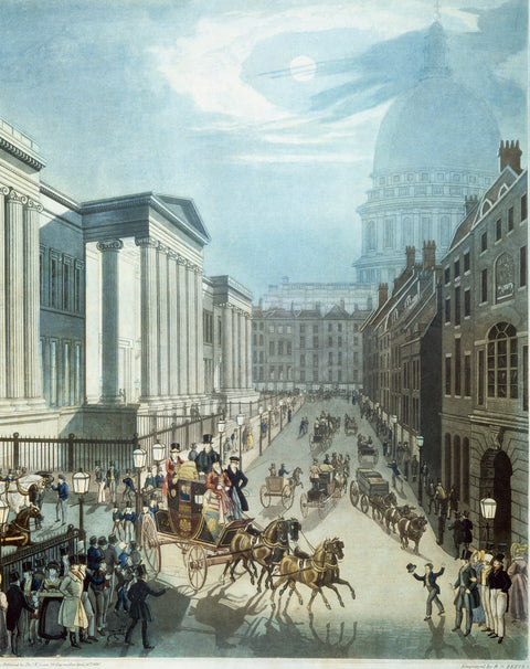 Detail of The Royal Mail starting from the General Post Office London 1830