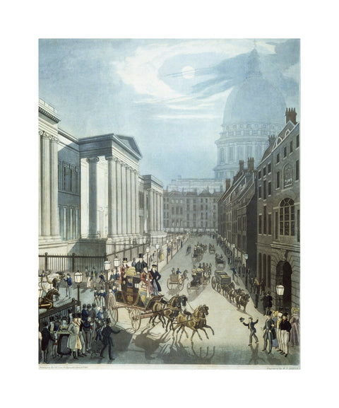 Detail of The Royal Mail starting from the General Post Office London 1830