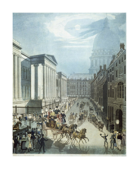 Detail of The Royal Mail starting from the General Post Office London 1830