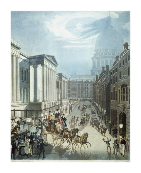 Detail of The Royal Mail starting from the General Post Office London 1830