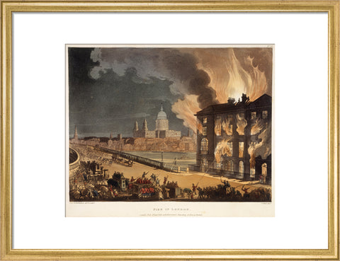 Fire in London 1808
