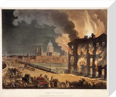 Fire in London 1808