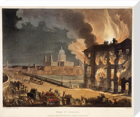 Fire in London 1808