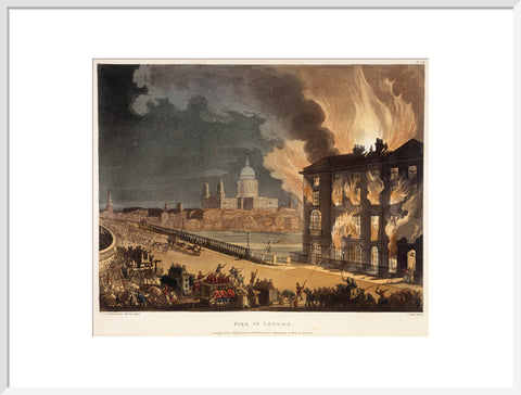 Fire in London 1808