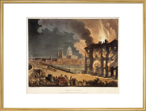 Fire in London 1808