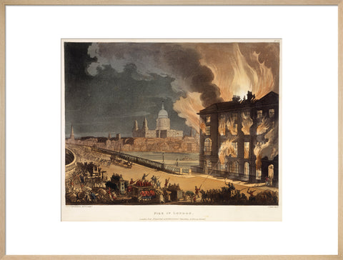 Fire in London 1808
