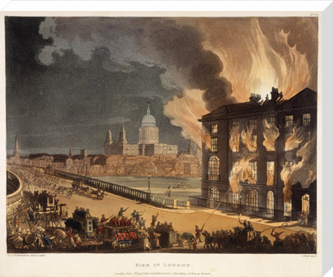 Fire in London 1808