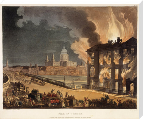 Fire in London 1808