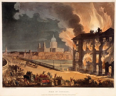 Fire in London 1808