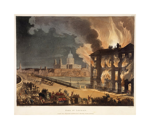 Fire in London 1808