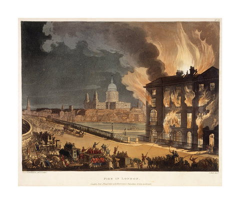 Fire in London 1808