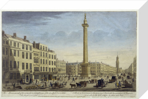 The Monument of London in Rememberance of Dreadfull Fire in 1666 1752