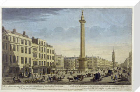 The Monument of London in Rememberance of Dreadfull Fire in 1666 1752