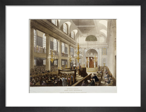 Synagogue Dukes Place Houndsditch (imprint) 1809
