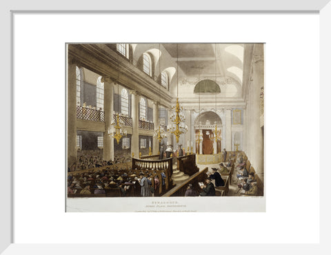 Synagogue Dukes Place Houndsditch (imprint) 1809
