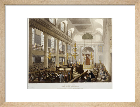 Synagogue Dukes Place Houndsditch (imprint) 1809