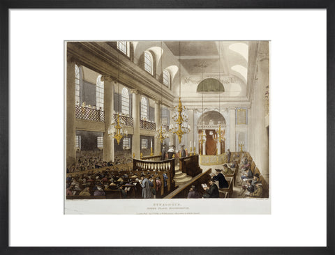 Synagogue Dukes Place Houndsditch (imprint) 1809