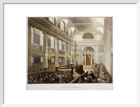 Synagogue Dukes Place Houndsditch (imprint) 1809